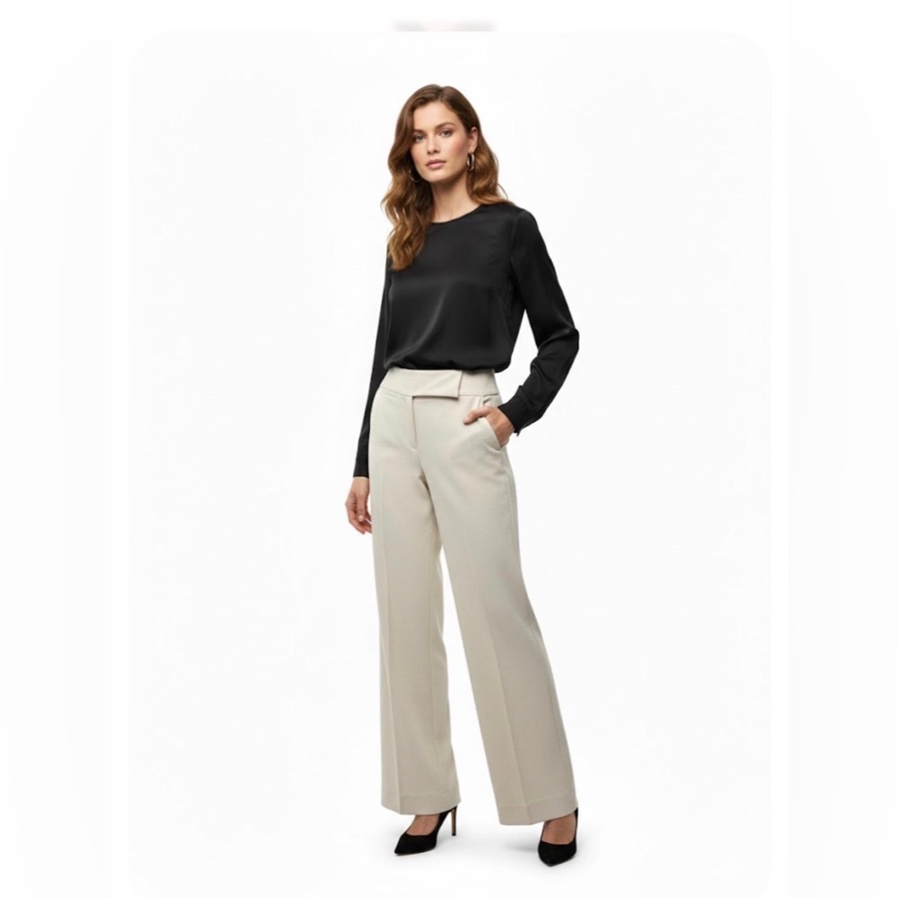 XOXO Black and Cream Wide Leg Jumpsuit